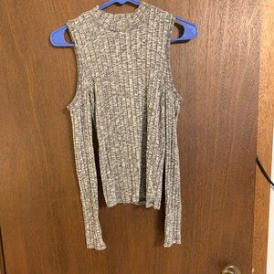 Long Sleeve Cold Shoulder Sweater